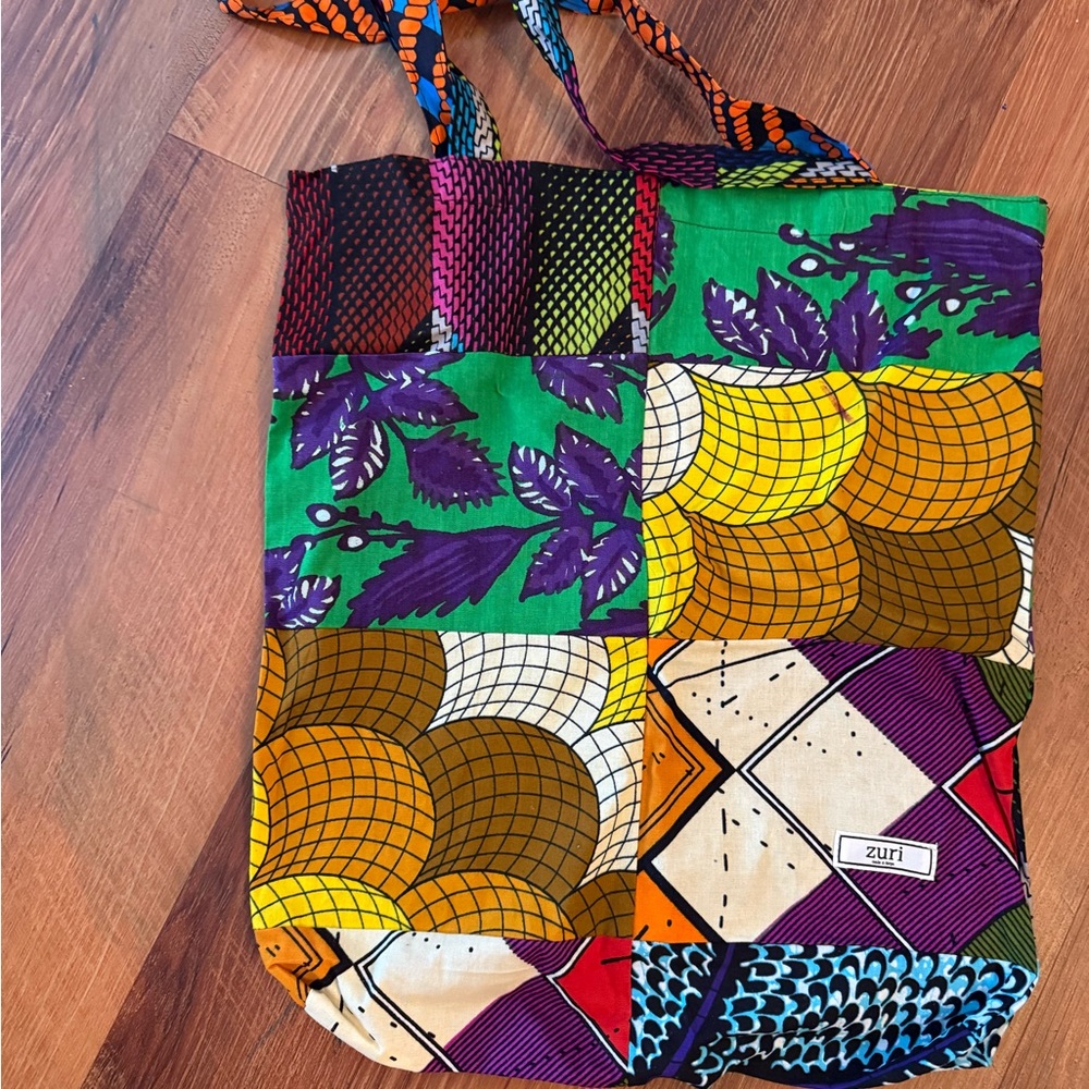Multicolor Patchwork zuri bag Tote Bag new